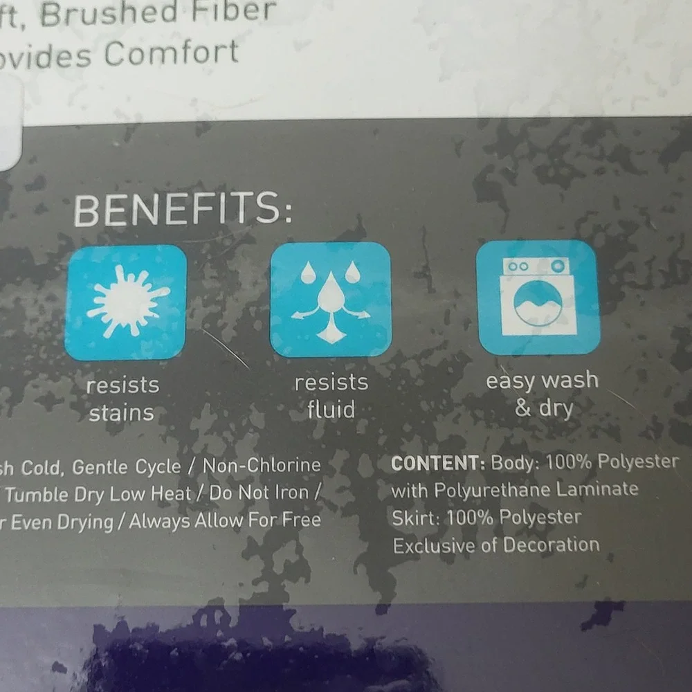 BedGear iProtect Full Size Mattress Protector Waterproof Stain Resistant New